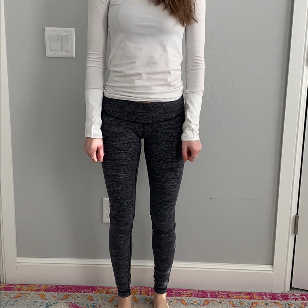 lululemon low rise waist leggings